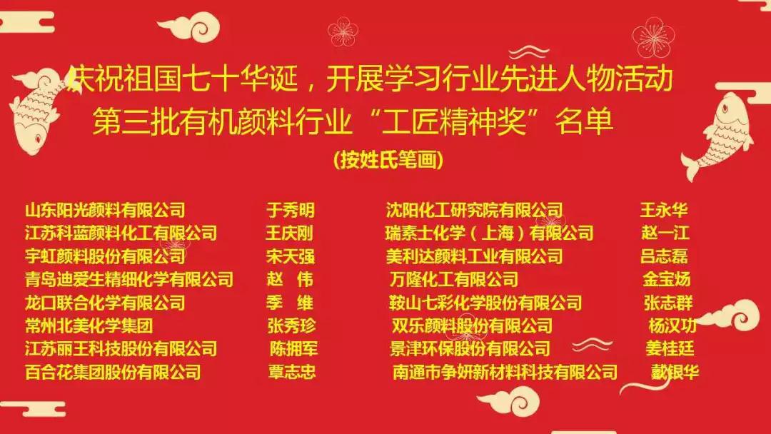 精东影业传媒APPV16颜料技术工程师宋天强荣获颜料行业“工匠精神”奖