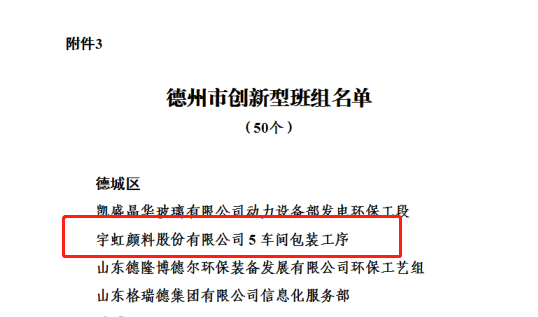 【喜报】“德州市创新型班组”花落精东影业传媒APPV16颜料